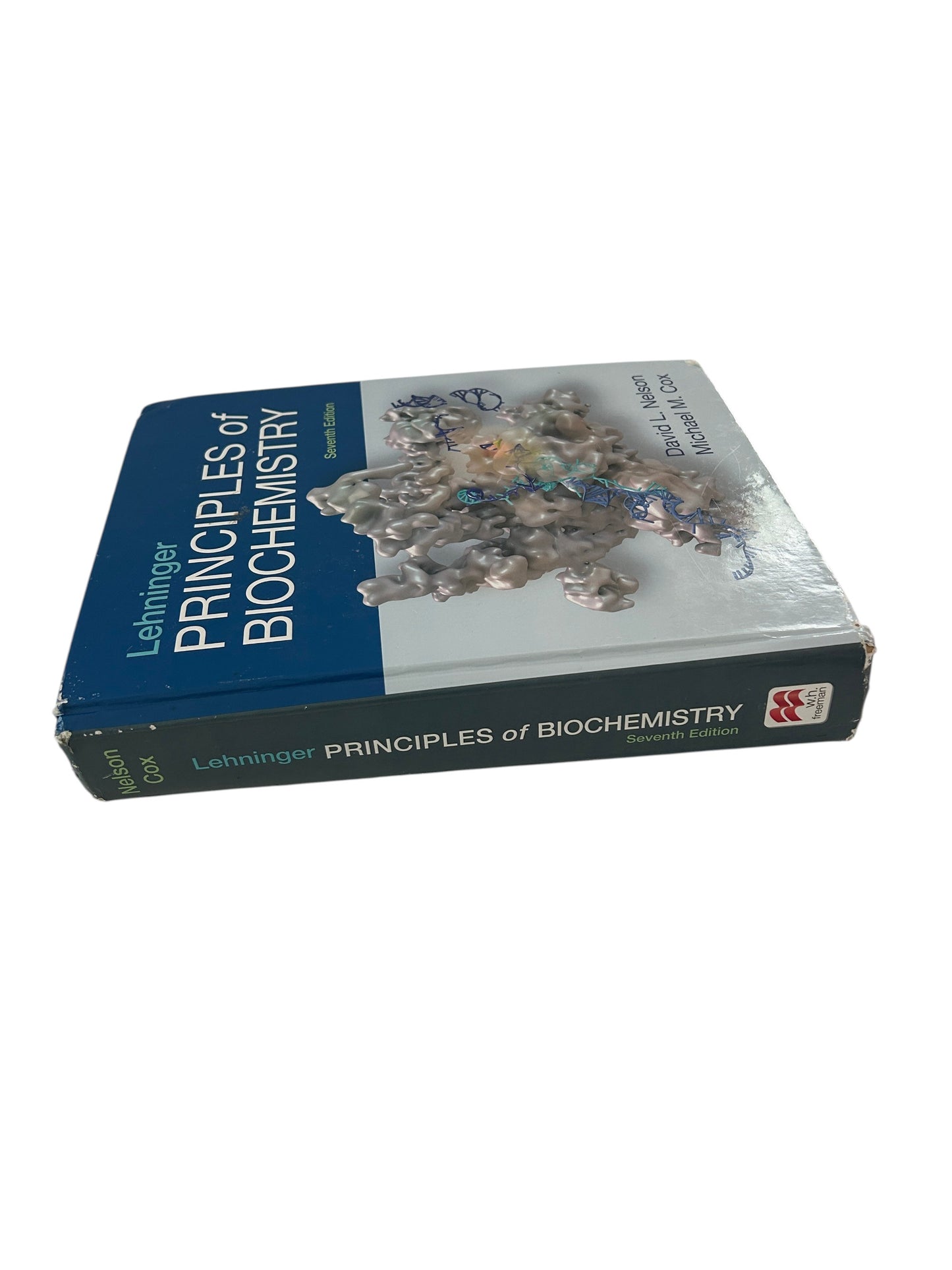 Lehninger Principles of Biochemistry textbook, Seventh Edition, a comprehensive biochemistry reference commonly used in college courses.