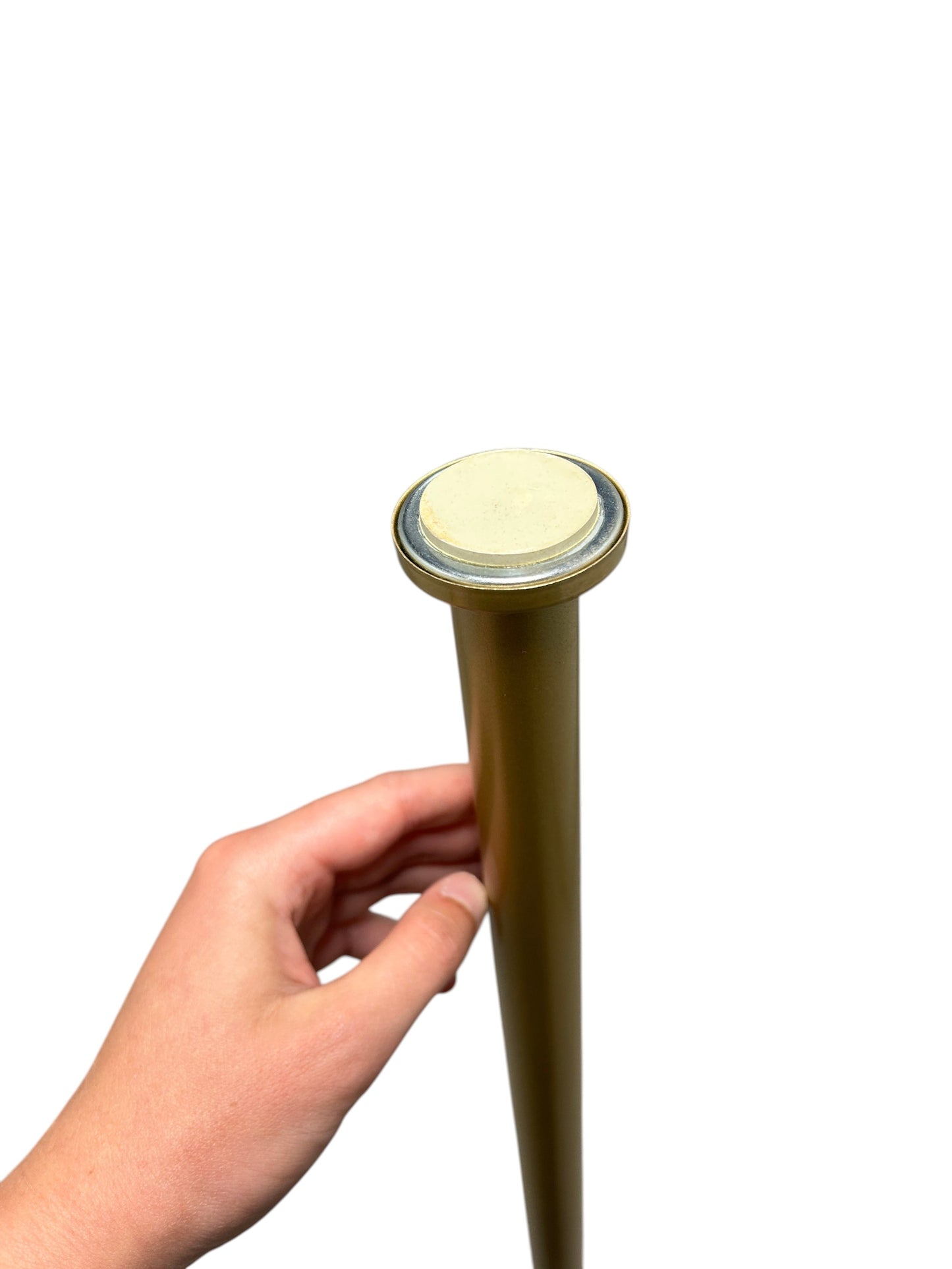 2 adjustable gold curtain rods.