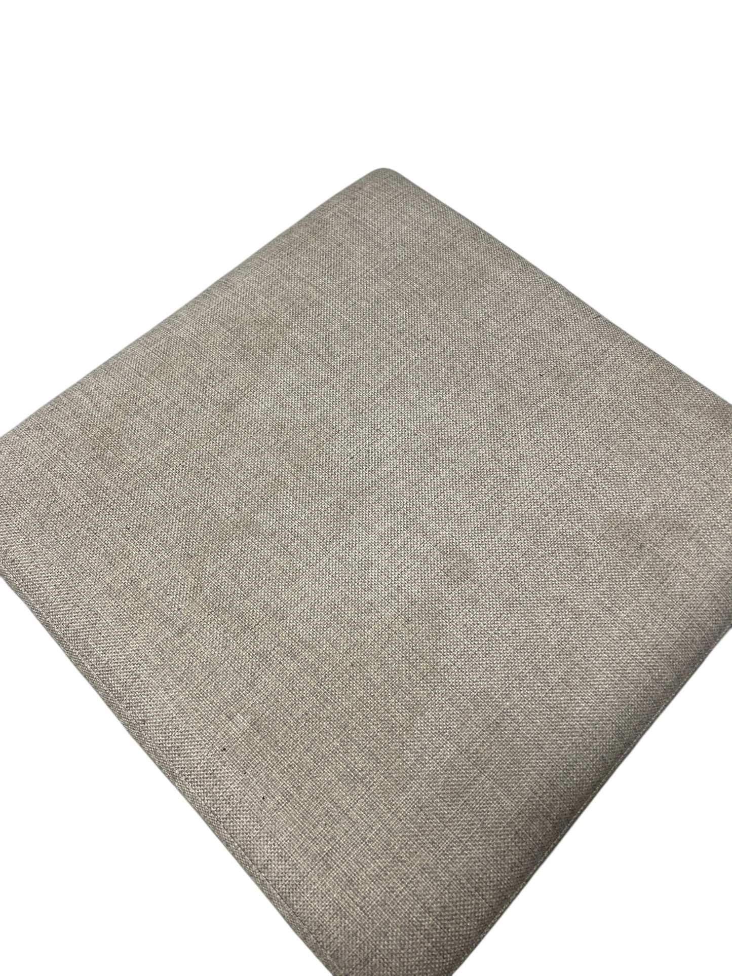 Poppin collapsible gray, square ottoman.