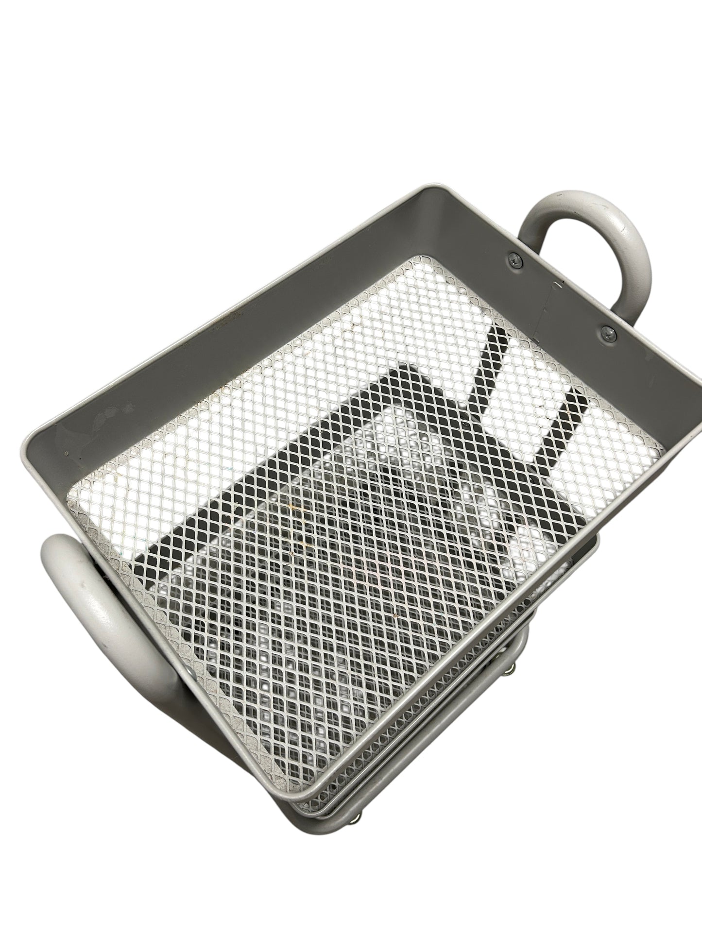 Target 3 tier gray metal utility cart.