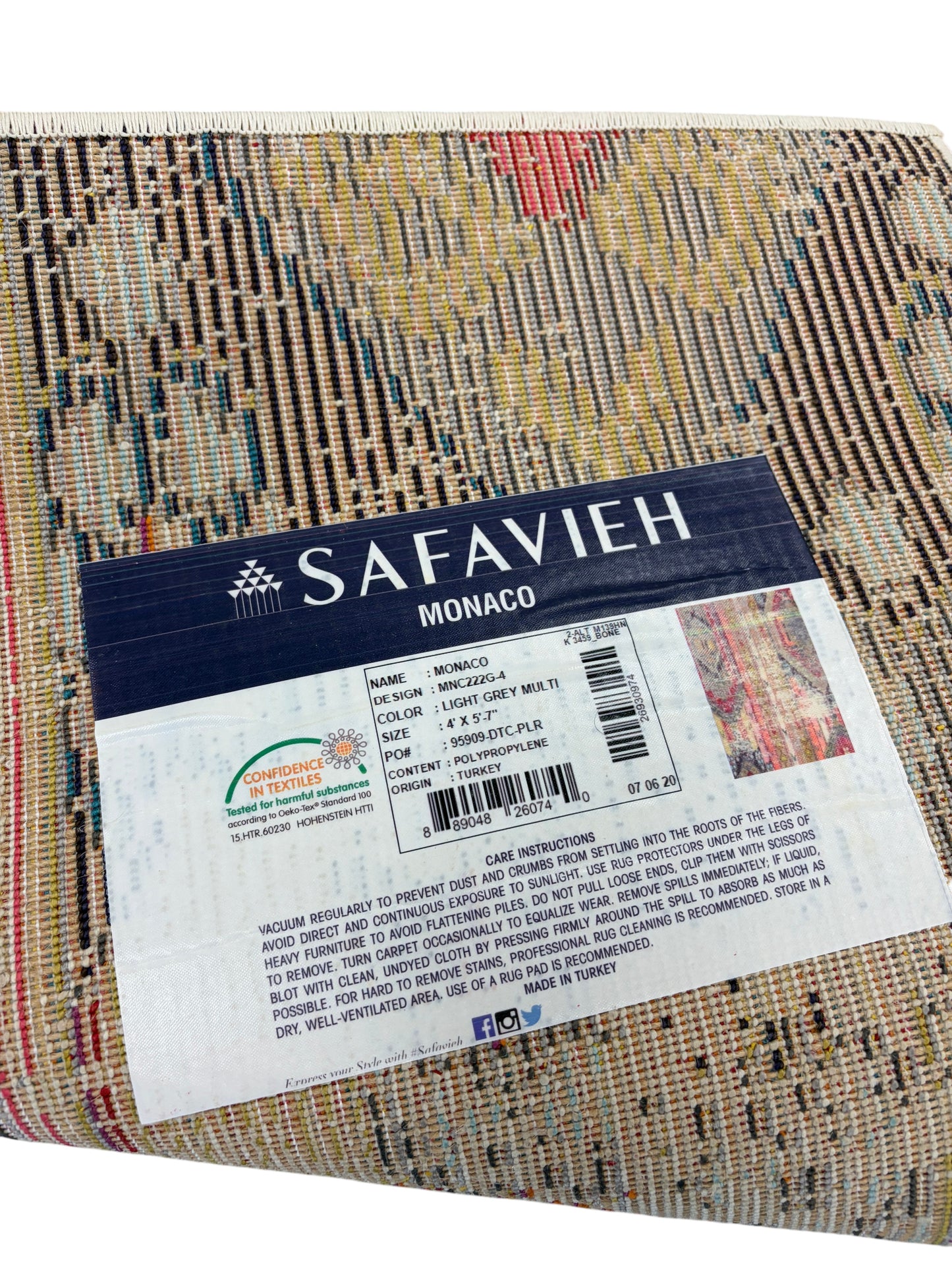 Safavieh Monaco colorful rug.