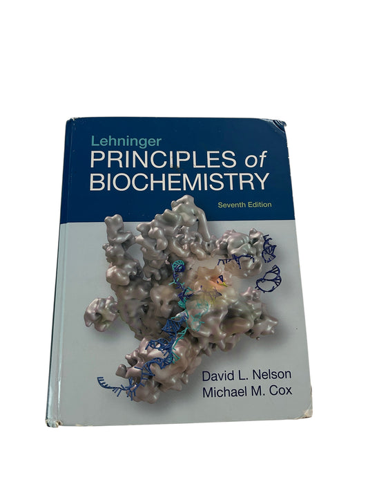 Lehninger Principles of Biochemistry textbook, Seventh Edition, a comprehensive biochemistry reference commonly used in college courses.