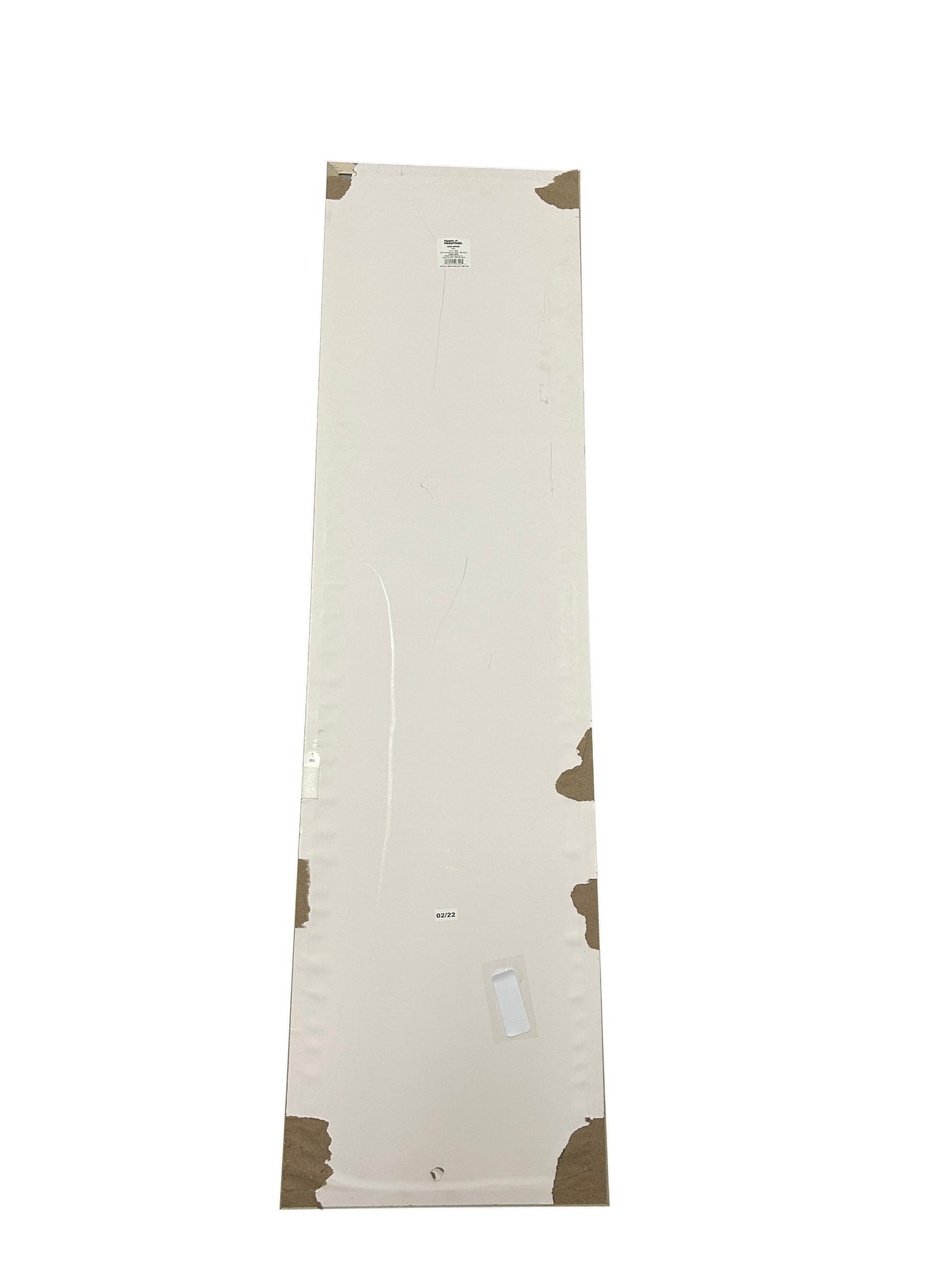 Target full-length standing floor mirror with a white frame.