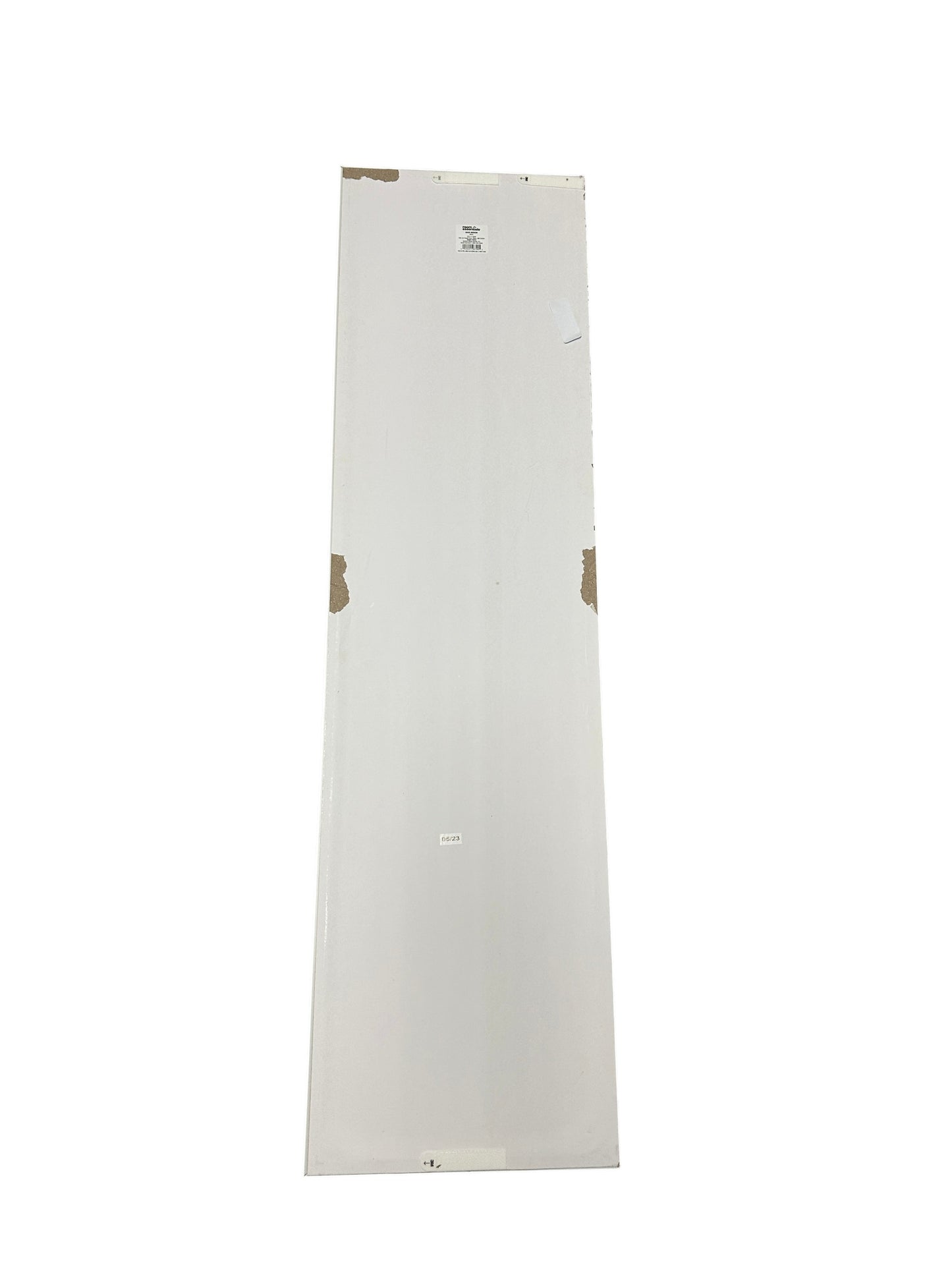 Target full-length standing floor mirror with a white frame.