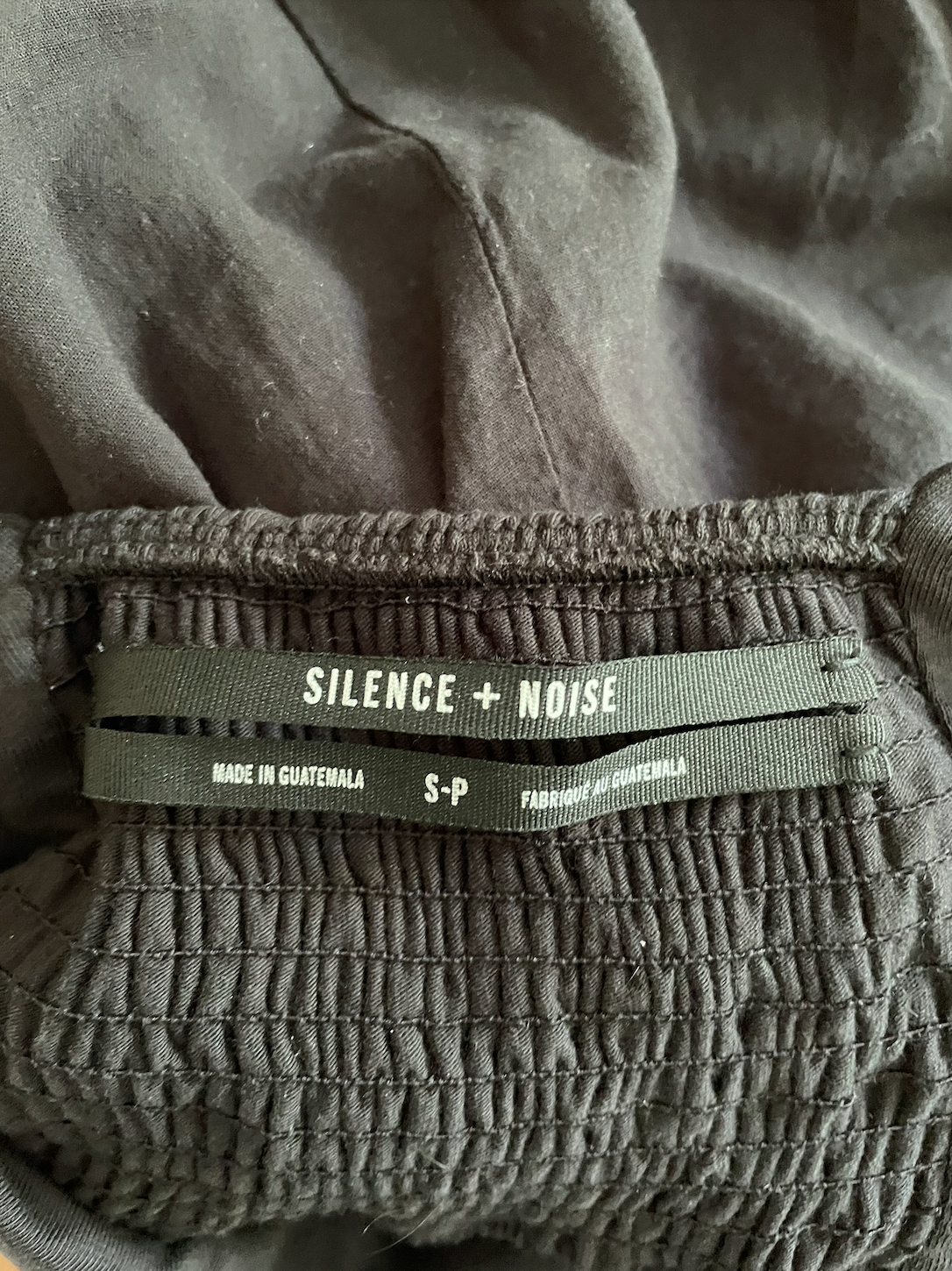 Urban Outfitters Silence + Noise Black mini dress.