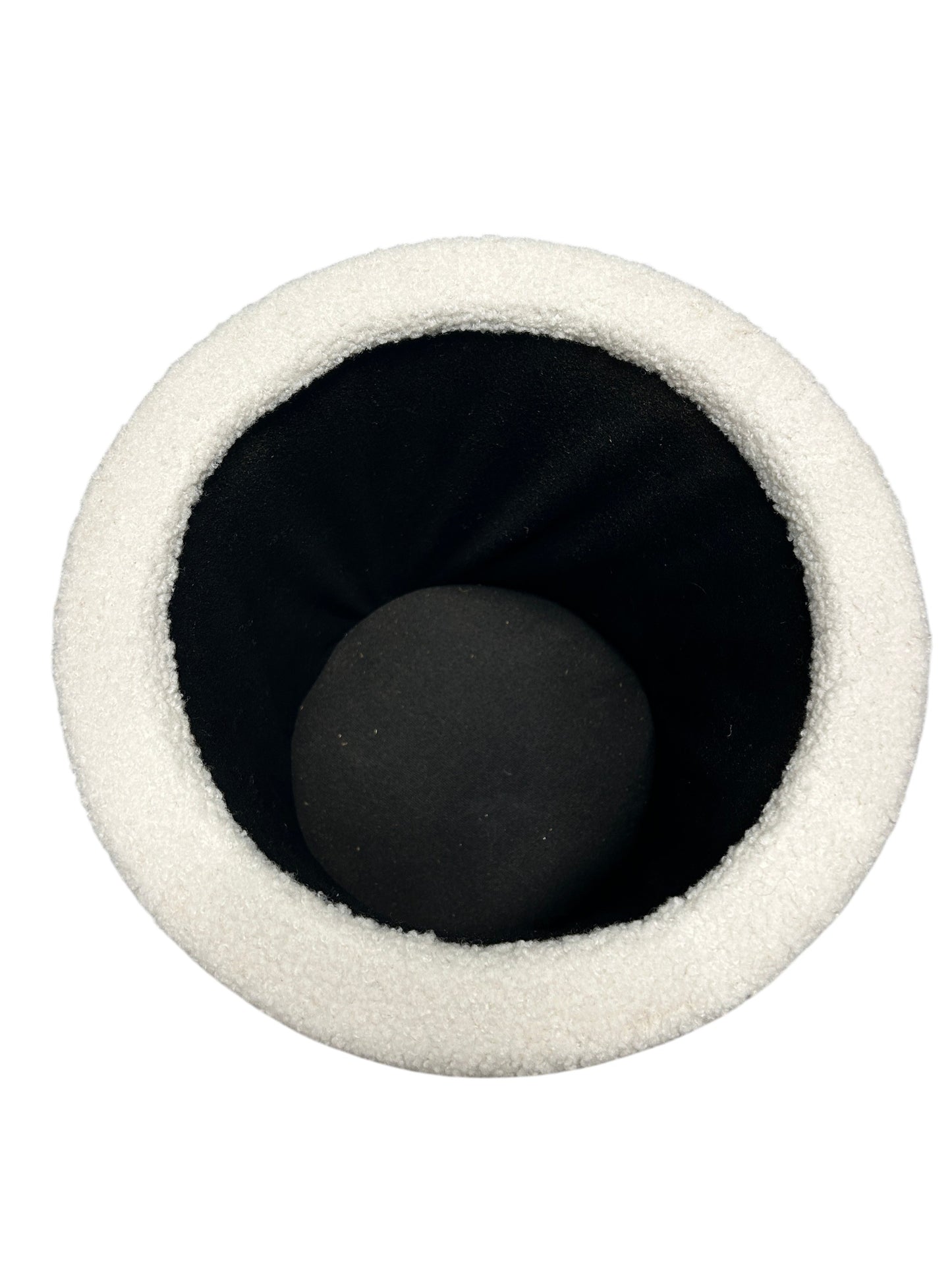 Wayfair off-white ottoman with gold base.
