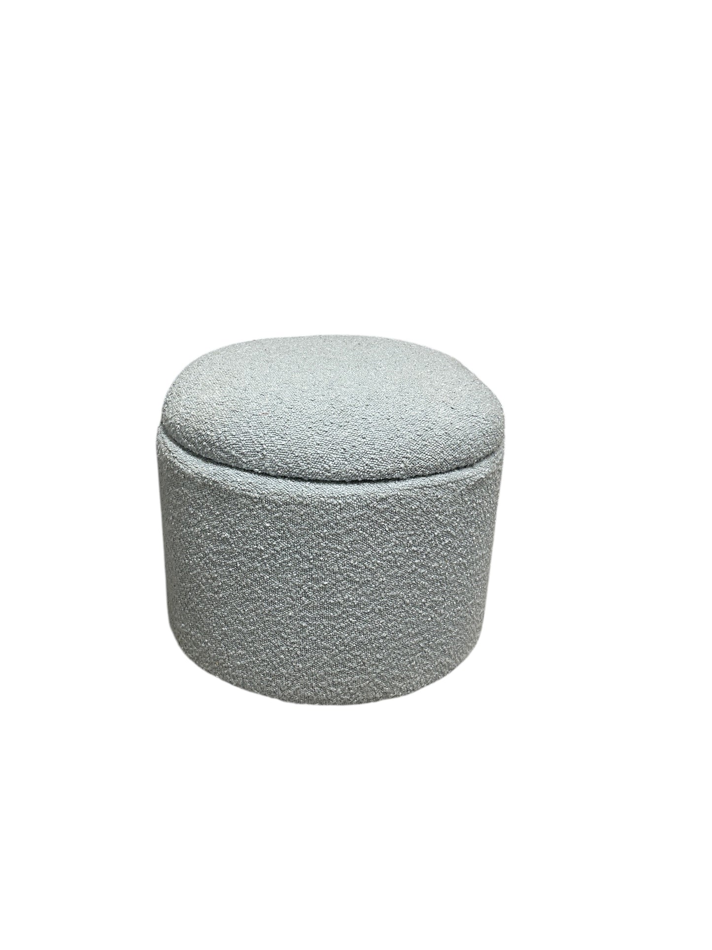 Dormify light blue ottoman with storage.