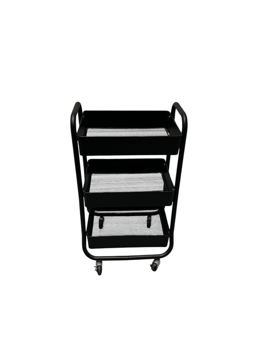 Target 3 tier black metal utility cart.