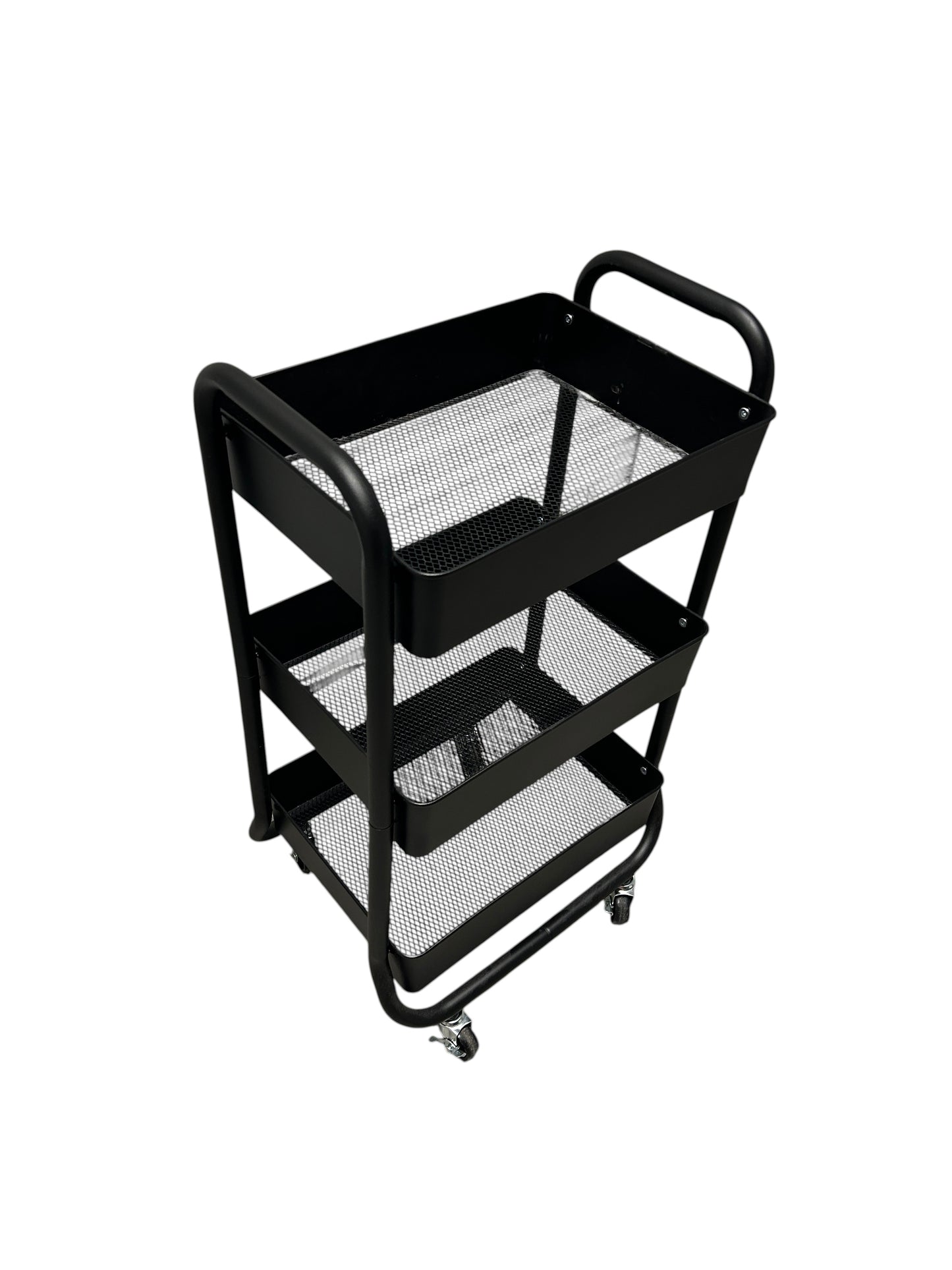 Target 3 tier black metal utility cart.