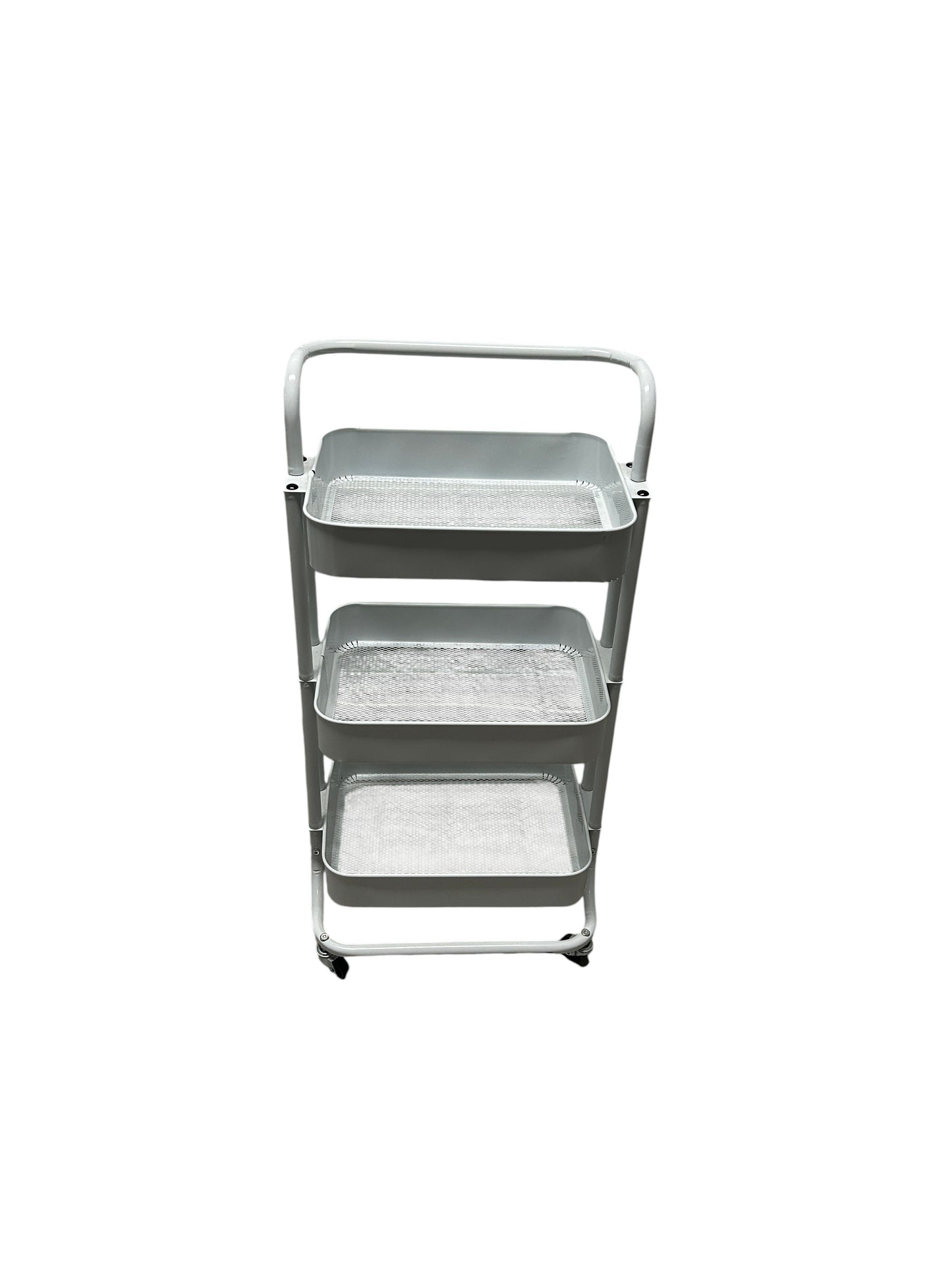 Target 3 tier white metal utility cart.