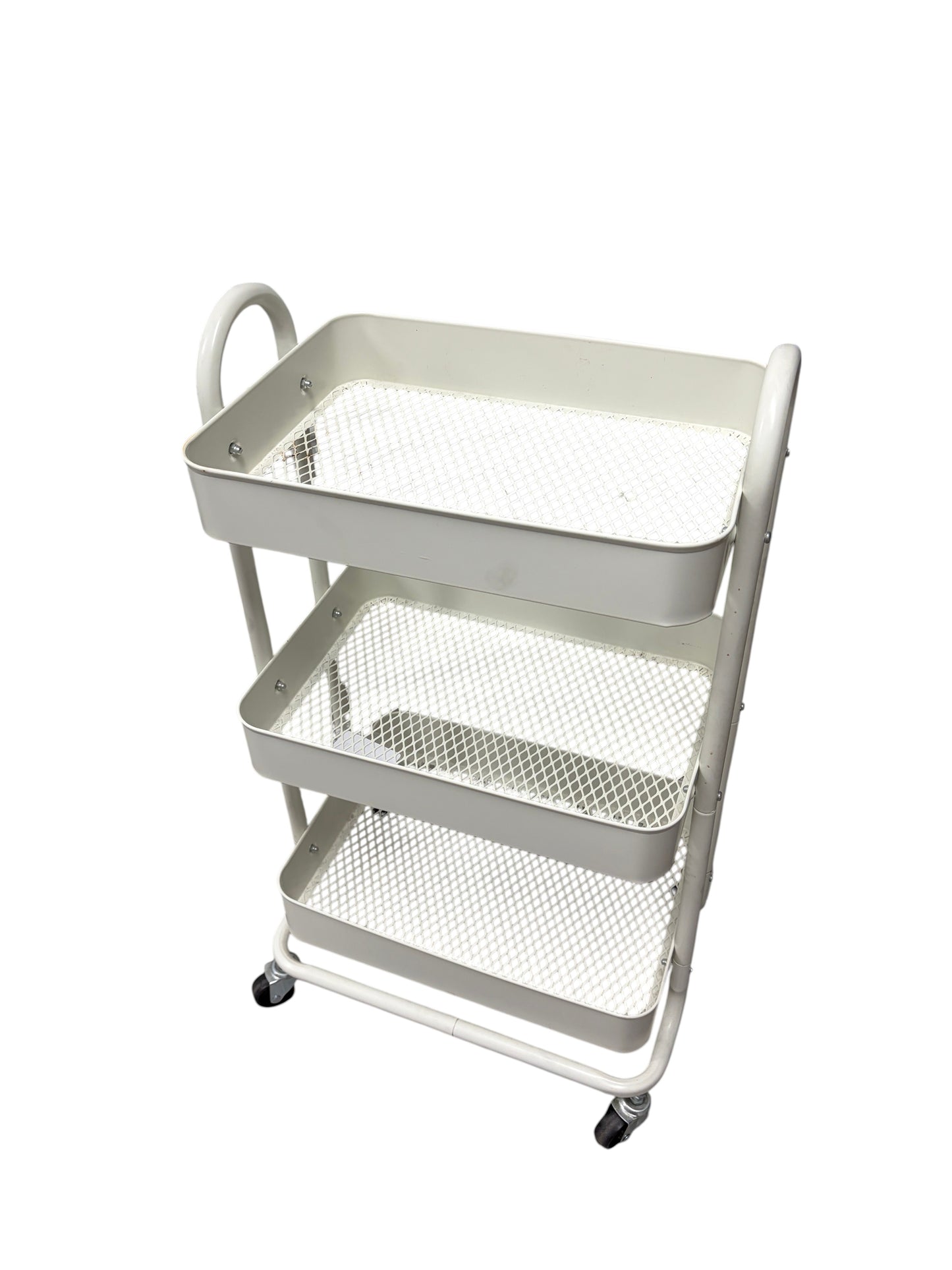 Target 3 tier cream metal utility cart.