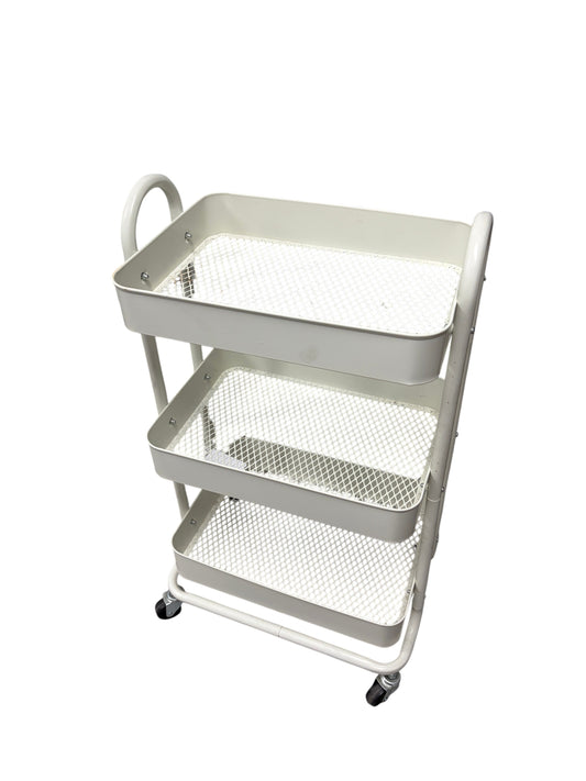 Target 3 tier cream metal utility cart.