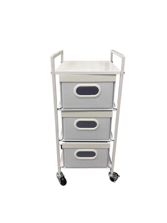 Target 3 drawer narrow cart on wheels.