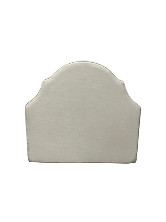 Pottery Barn Teen cream twin headboard with charging port.