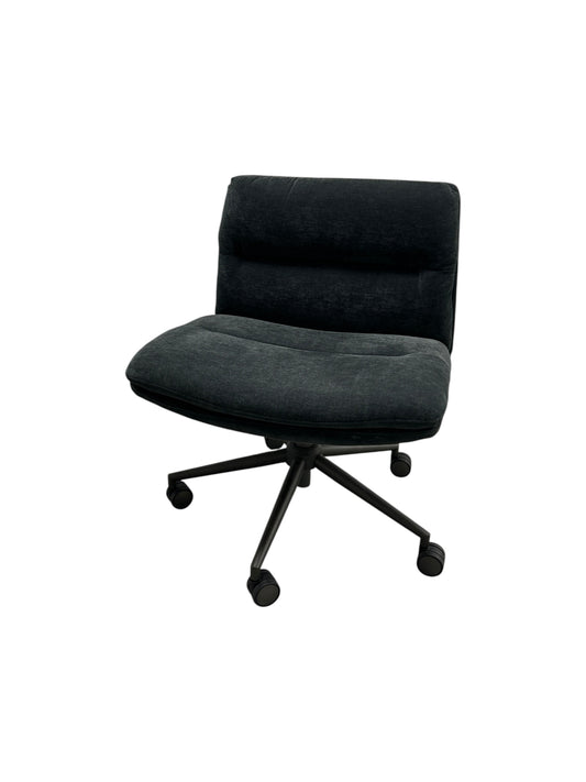 Charcoal gray desk/office chair.