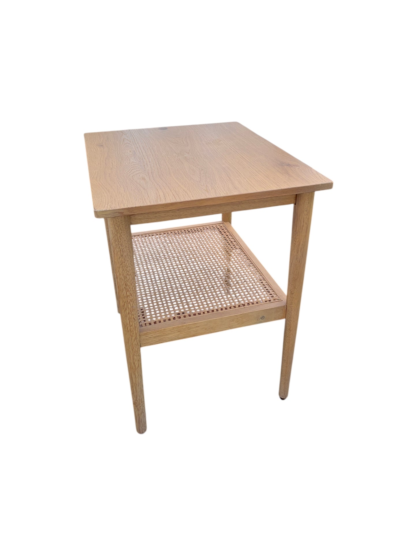 Target Hearth & Hand light wood side table.