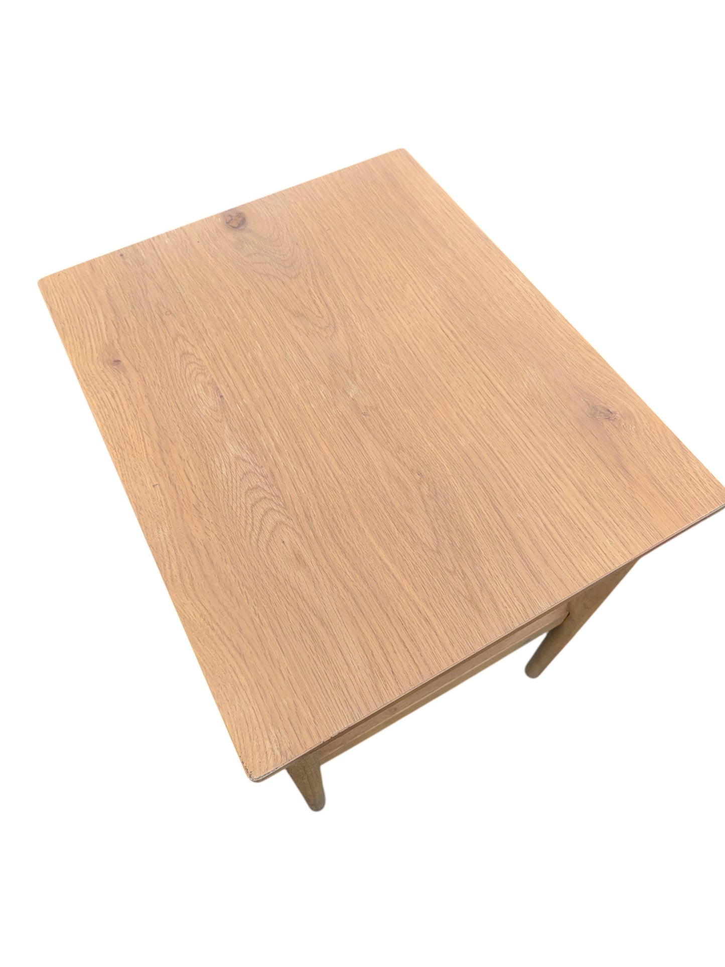 Target Hearth & Hand light wood side table.