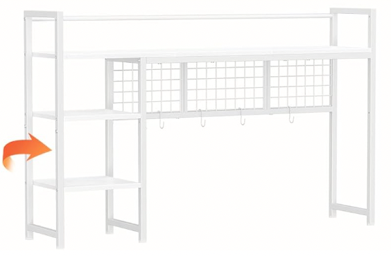 White metal desk hutch organizer brand new in the box.
