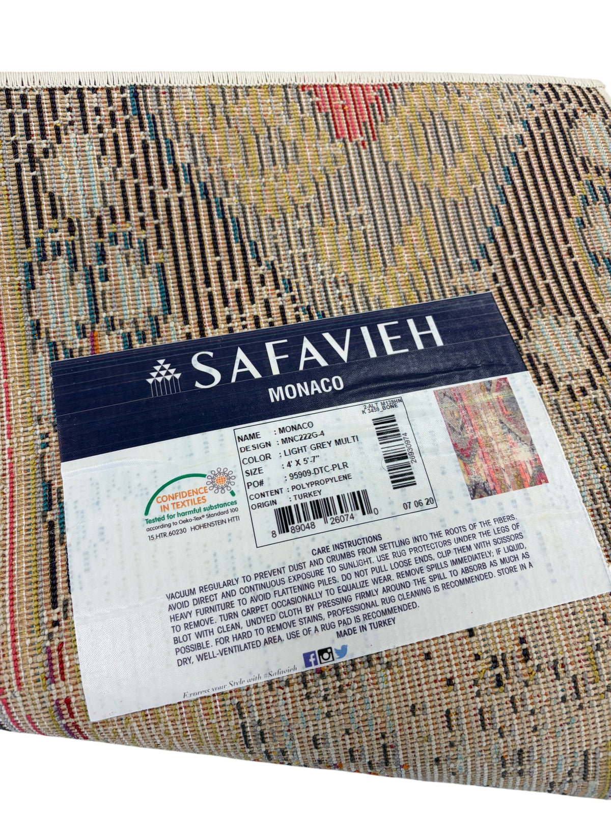 Safavieh Monaco colorful rug.