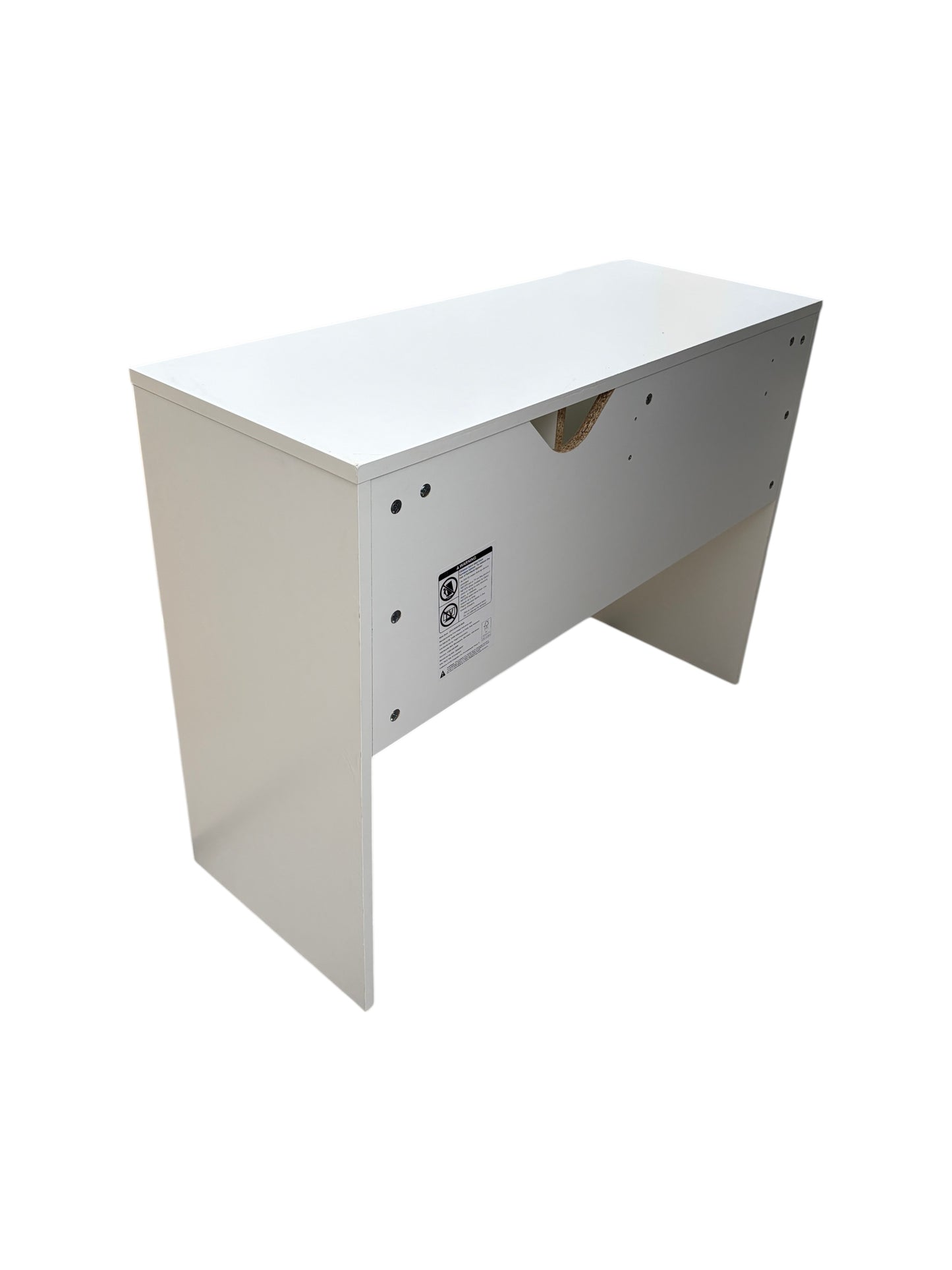 Target white writing desk with storage.