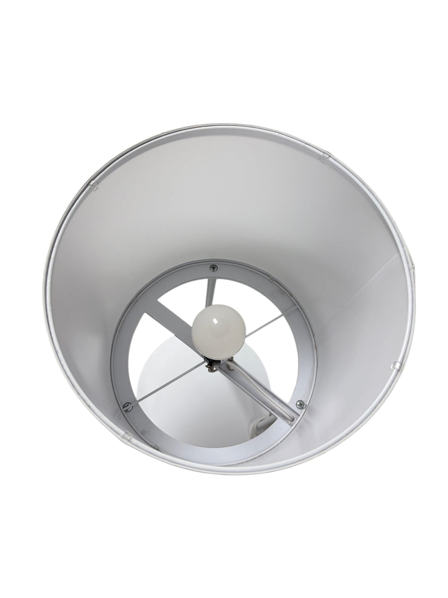Target white shelf floor lamp.