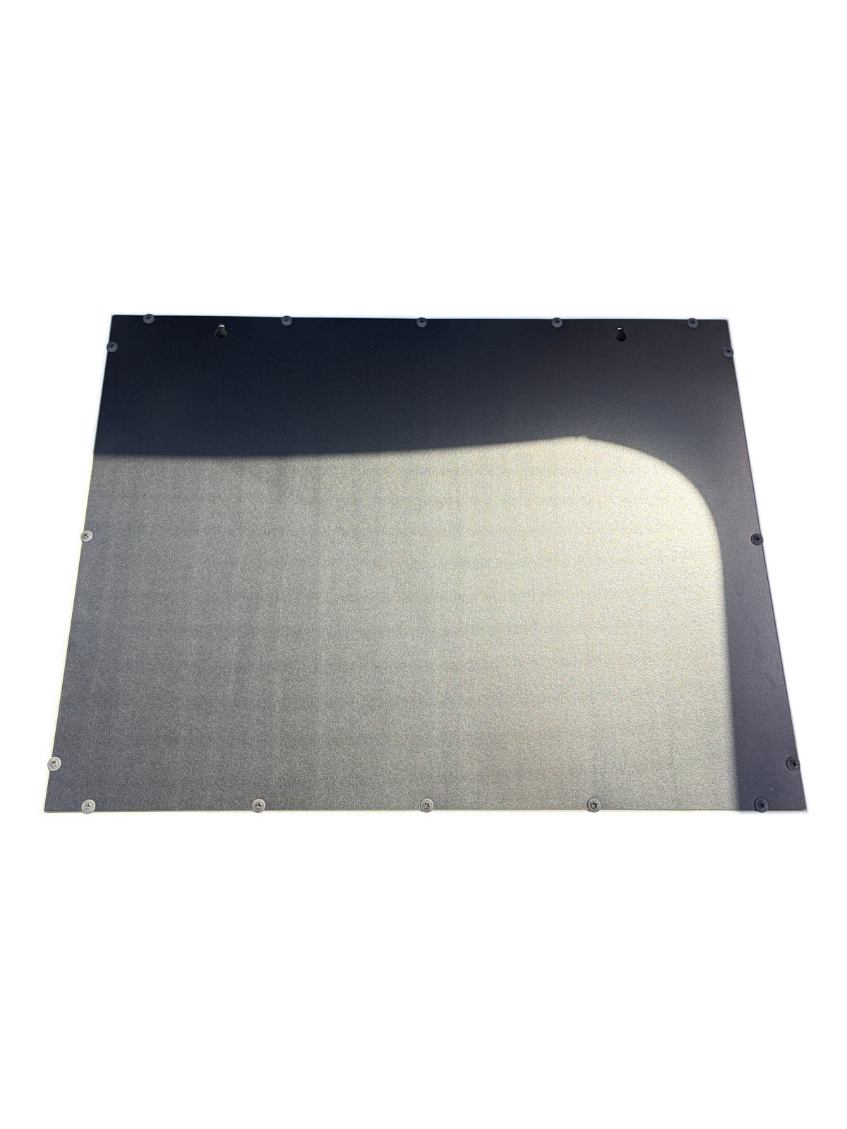 Vanity makeup mirror with lights.